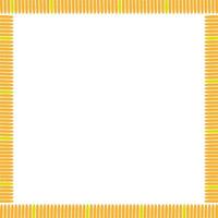 Doodle border with blobs colorful elements. Trendy graphic template vector