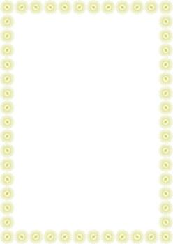 Saturn rectangle frame. Hand drawn outer space template with empty space for your text vector