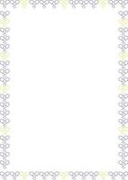 Vitamin simple frame. Healthy lifestyle, medication pills with empty space for your text vector