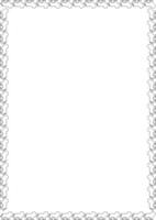 African lion frame. Savannah lion. Wildlife animal on white background border vector