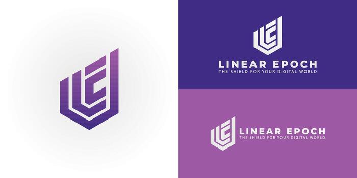 A modern emblem for Security and Cybersecurity, forming abstract LE initials. It conveys strong protection, advanced technology, and consistent trust in your digital world. vector