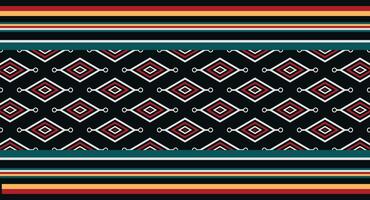 Geometric pattern with colorful diamonds vector
