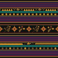 Vibrant geometric pattern design vector