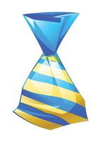 Candy in a twisted wrapper. cartoon illustration vector