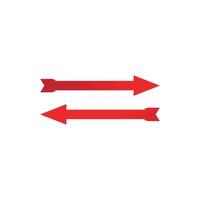 Stylized Arrow logo simple design element vector