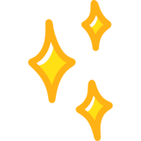 Doodle Sparkle. Shiny Sparkle Hand Drawn style png