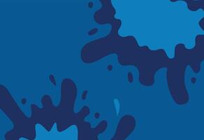 Blue Ink Splash Background vector