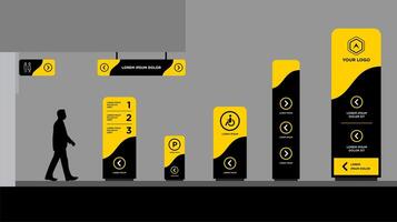 Tower Wooden corporate identity concept vector