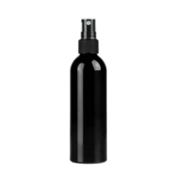 A black bottle with a spray nozzle on it png