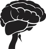 Simplified Diagram of the Human Brain vector