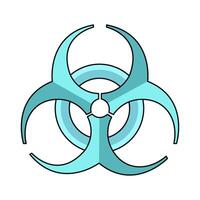 illustration of Biohazard Symbols vector