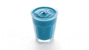 Transparent Blue Smoothie , A Refreshing Glass of Blue Smoothie on Transparent Background, Perfect for Menu Design or Beverage Promotion with a Vibrant, Cool Tone png