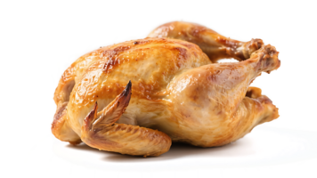 Roasted Chicken , Golden Brown Roasted Chicken with Crispy Skin, Isolated on Transparent Background, Perfect for Menu Design or Culinary Branding png