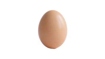 Transparent Egg, Single Brown Chicken Egg Isolated on Transparent Background, Perfect for Culinary or Easter Designs, High-Resolution, Realistic Image png