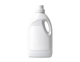 A pristine, blank white plastic bottle of laundry detergent or fabric softener png