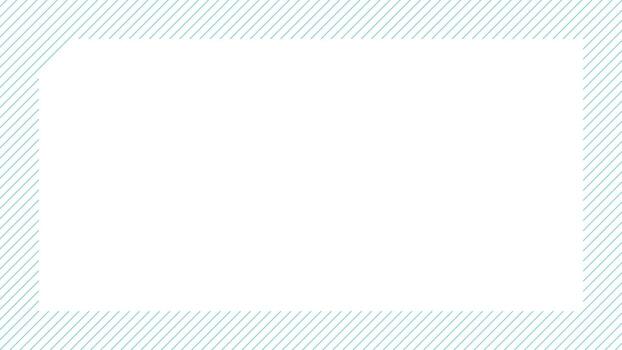 Blue diagonal thin lines repeat pattern with white background have blank space in rectangle upper left corner shape graphic illustration. vector