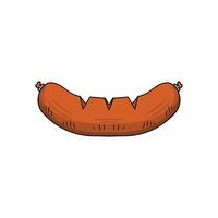 sausage many color vector