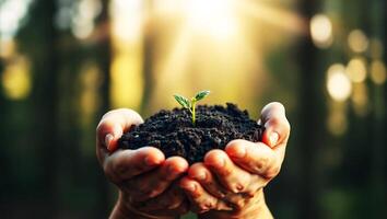 Seeds of Hope A symbol of small beginnings but full of potential for a big future photo