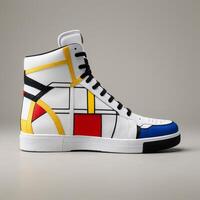 Hightop Abstract Sneaker photo
