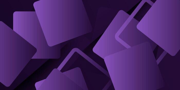 Abstract purple background with overlapping square pattern design. Trendy banner background in the background. eps10 vector