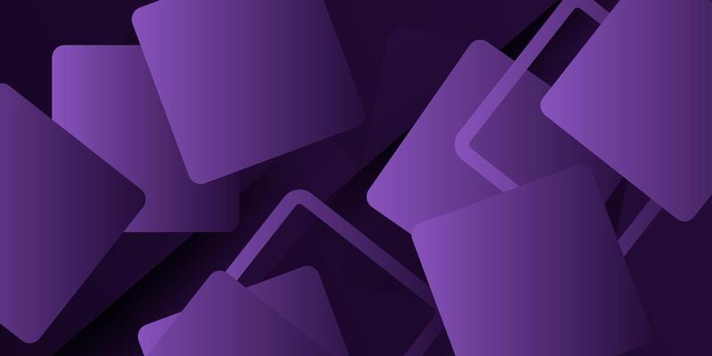 Abstract purple background with overlapping square pattern design. Trendy banner background in the background. eps10