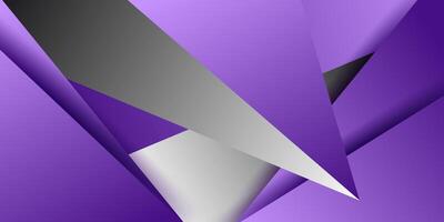 Abstract colored overlapping purple and gray squares background. Geometric paper cut squares pattern design. eps10. vector