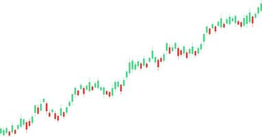 Stock market illustration on isolated background, for design vector