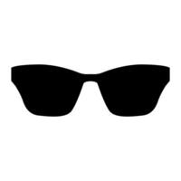 Sunglasses sign or Icon. Flat style black icon on white background. vector