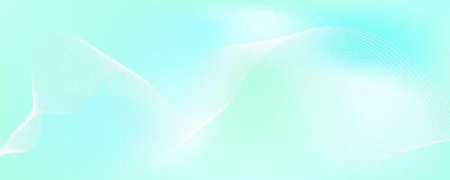 Soft blue wave background with glowing effect, perfect for technology or medical themes vector