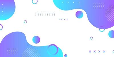 Colorful abstract gradient background with floating bubbles and smooth shapes. Perfect for landing pages, posters, flyers, product packaging, digital banners, or wallpaper designs. vector
