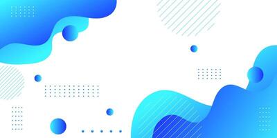 Modern white and blue abstract wave background with geometric elements, ideal for corporate or app design vector