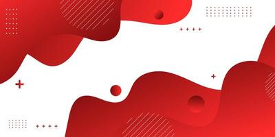 Red abstract fluid background with bold waves, energetic design for promotions or digital banner vector
