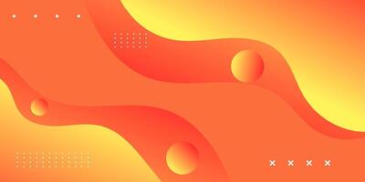Red and orange fluid background with soft waves, modern design for banners or cover vector