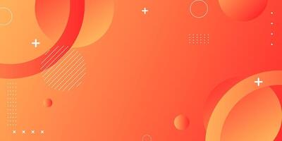 Background red and orange abstract background, ideal for bold ads or poster designs. vector