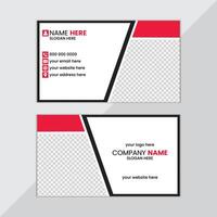 modern stylish creative corporate business card design, with professional mode design vector