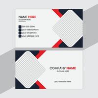 professional business card, modern visiting card vector
