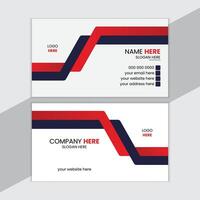 modern professional business card design vector