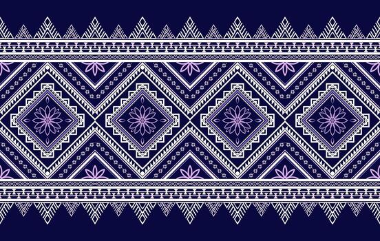 Ethnic pattern for background geometric, ethnic design for cloth , fabric and textiles Seamless Geometric Pattern vector
