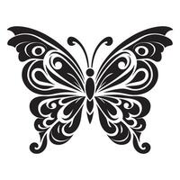 Butterfly tattoo design vector