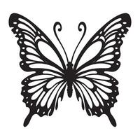 Tribal and Ornamental Butterfly Tattoo Designs vector