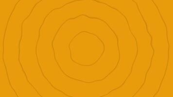 Abstract orange background, smooth motion of streamlined shapes, wallpaper video