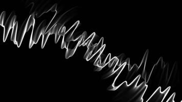 Abstract electric, hypnotic black and white background, wallpaper from chaotic radio waves video