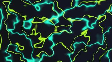 Dark abstract background with smooth movement of intersecting lines, wallpaper video