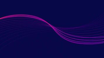 Abstract background of electric smooth lines movements video
