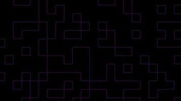 Abstract digital background of changing lines and shapes, chaotic change video