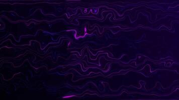 Abstract background of geometric smooth wavy lines, wallpaper of chaotic movement of streamlined lines video