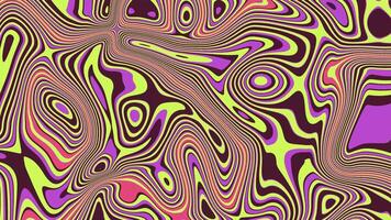Abstract bright background of multicolored patterns, wallpaper of moving lines, shapes video