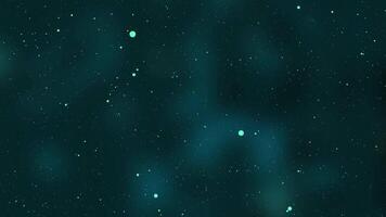 Star dust and particles in space, stars in the galaxy, night sky video