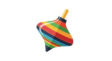 A colorful lollipop on a stick vector