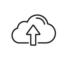 Cloud computing icon illustration vector